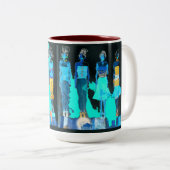 Omgekeerde mode tweekleurige koffiemok (Voorkant rechts)