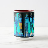 Omgekeerde mode tweekleurige koffiemok (Center)