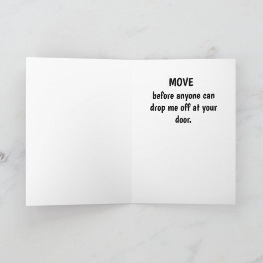 Omgekeerde Moederdag Kaart (Binnen)