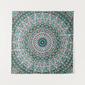 Omgekeerde Mozaïek Mandala Wandkleed (Voorkant)