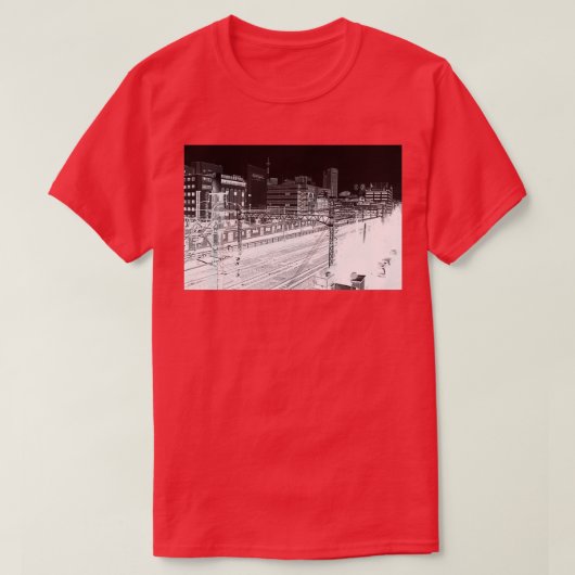 Omgekeerde nacht t-shirt (Design voorkant)