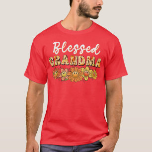Omgekeerde NajaarHerfst Vintage Retro Groovy F T-shirt