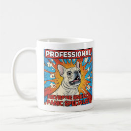 Omgekeerde Nieuw Panische Franse Bulldog Grappige  Koffiemok