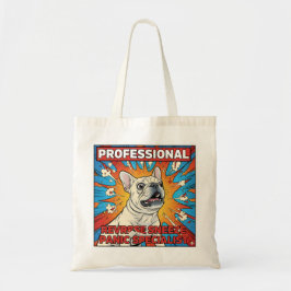 Omgekeerde Nieuw Panische Franse Bulldog Grappige  Tote Bag