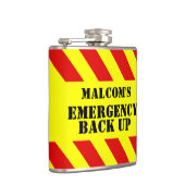 Omgekeerde noodback-up chevron mannen heupkolf heupfles (Rechts)