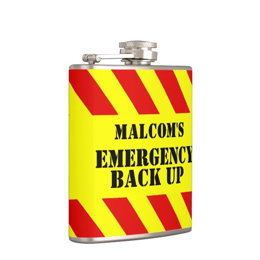 Omgekeerde noodback-up chevron mannen heupkolf heupfles (Rechts)