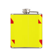 Omgekeerde noodback-up chevron mannen heupkolf heupfles (Achterkant)