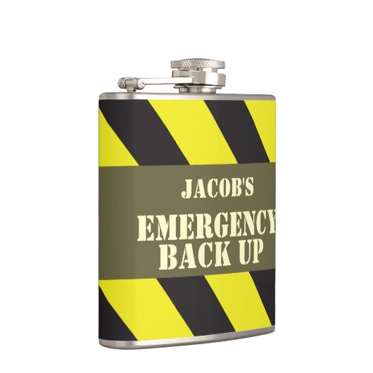 Omgekeerde noodback-up chevron mannen heupkolf heupfles (Rechts)