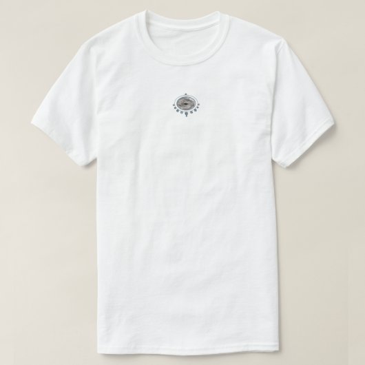 Omgekeerde Noordgrijze walvis T-shirt (Design voorkant)