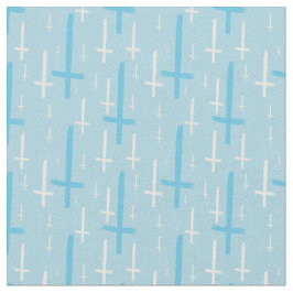 omgekeerde omgekeerde kruis pastelblauw stof