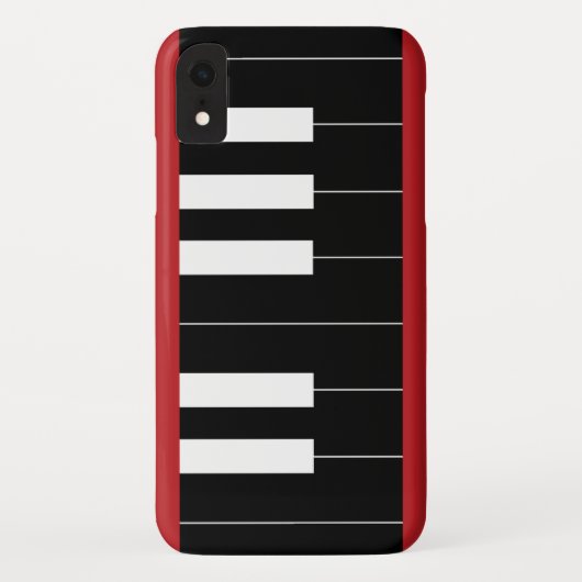 Omgekeerde pianotoetsen Case-Mate iPhone case (Achterkant)