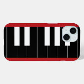 Omgekeerde pianotoetsen Case-Mate iPhone case (Achterkant (horizontaal))