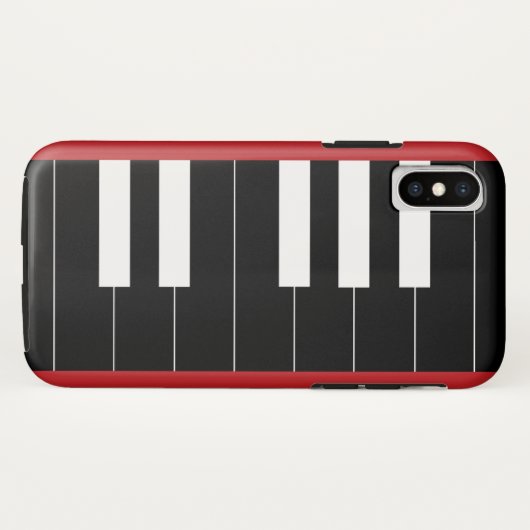 Omgekeerde pianotoetsen Case-Mate iPhone case (Achterkant (horizontaal))