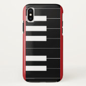 Omgekeerde pianotoetsen Case-Mate iPhone case (Achterkant)
