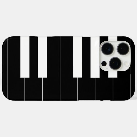 Omgekeerde pianotoetsen Case-Mate iPhone case (Achterkant (horizontaal))