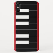Omgekeerde pianotoetsen Case-Mate iPhone case (Achterkant)