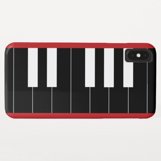 Omgekeerde pianotoetsen Case-Mate iPhone case (Achterkant (horizontaal))