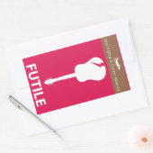 Omgekeerde psychologie fragiele Sticker (Envelop)