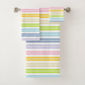 Omgekeerde regenboog bad handdoek (Insitu)