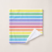Omgekeerde regenboog bad handdoek (Wasdoekje)