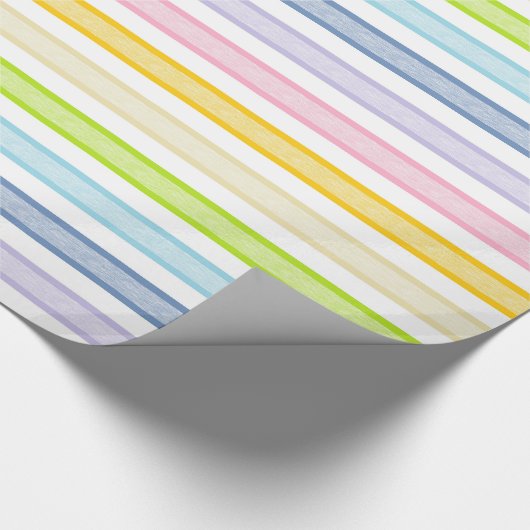Omgekeerde regenboog cadeaupapier (Hoek)