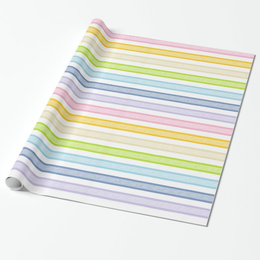 Omgekeerde regenboog cadeaupapier (Uitgerold)