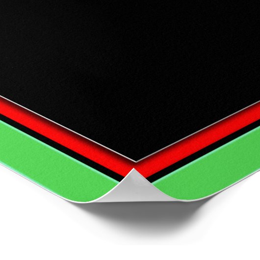 Omgekeerde rotatiesnelheid poster (Hoek)