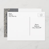 Omgekeerde Rustic Mason Jar RSVP briefkaarten (Voorkant / Achterkant)