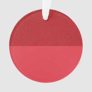 Omgekeerde Split Tomaat Rood Acryl Ornament Custom