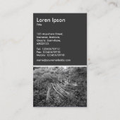 Omgekeerde structuur - 80-pc grijs visitekaartje (Achterkant)