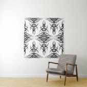 Omgekeerde Tribal Eclipse-bureaubladachtergrond Wandkleed (In Situ (horizontaal))