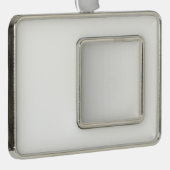 Omgekeerde versiering verzilverd omlijst ornament (Rechts)