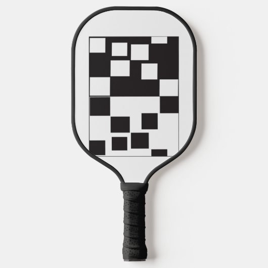 Omgekeerde Vierkanten Pickle Ball Paddle (Voorkant)