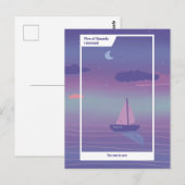 Omgekeerde Vijf van Zwaarden Tarot Geïnspireerde K Briefkaart (Voorkant / Achterkant)