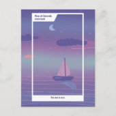 Omgekeerde Vijf van Zwaarden Tarot Geïnspireerde K Briefkaart (Voorkant)