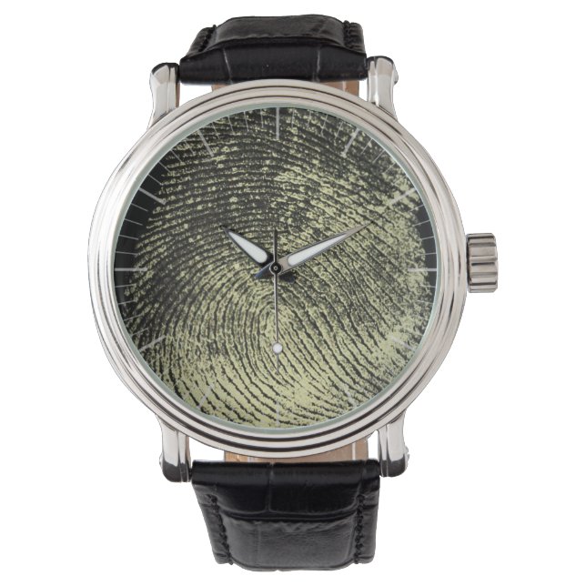 Omgekeerde vingerafdruk horloge (Voorkant)