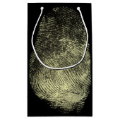 Omgekeerde vingerafdruk klein cadeauzakje (Achterkant)