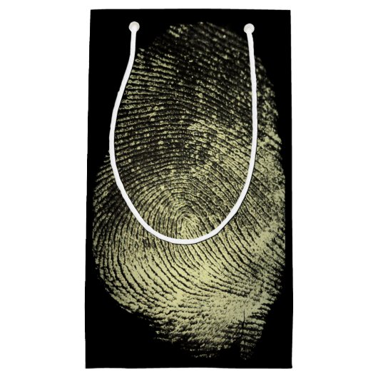 Omgekeerde vingerafdruk klein cadeauzakje (Voorkant)