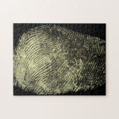 Omgekeerde vingerafdruk legpuzzel (Horizontaal)