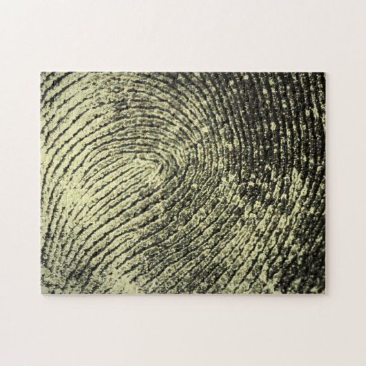 Omgekeerde vingerafdruk legpuzzel (Horizontaal)