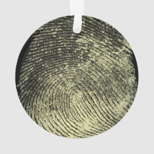 Omgekeerde vingerafdruk ornament