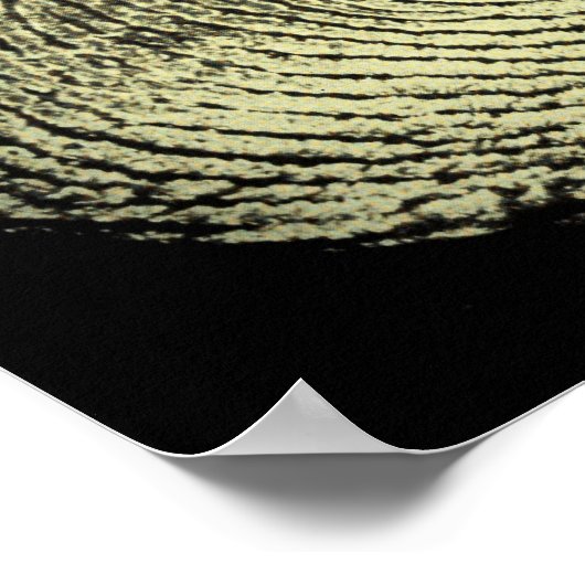 Omgekeerde vingerafdruk poster (Hoek)