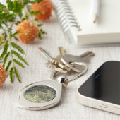 Omgekeerde vingerafdruk sleutelhanger (Zijkant)