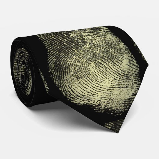 Omgekeerde vingerafdruk stropdas (Opgerold)