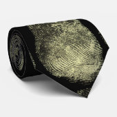 Omgekeerde vingerafdruk stropdas (Opgerold)