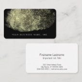 Omgekeerde vingerafdruk visitekaartje (Voorkant / Achterkant)