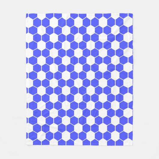 Omgekeerde voetbal / voetbal textuur fleece deken (Voorkant)