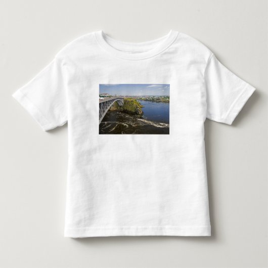 Omgekeerde waterval in de rivier de St. John bij S Kinder Shirts (Voorkant)