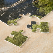 Omgekeerde waterval in de rivier de St. John bij S Legpuzzel (Zijkant)