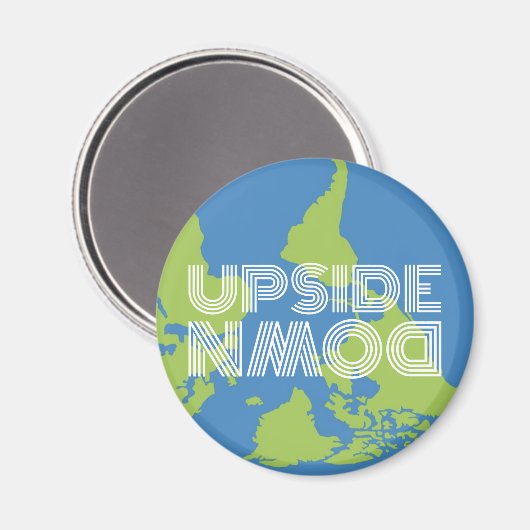 Omgekeerde Wereld Magneet (Voorkant / Achterkant)